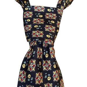 100% Silk Necktie by Leonardo Strelli for Tie Rack Made in Great Britain